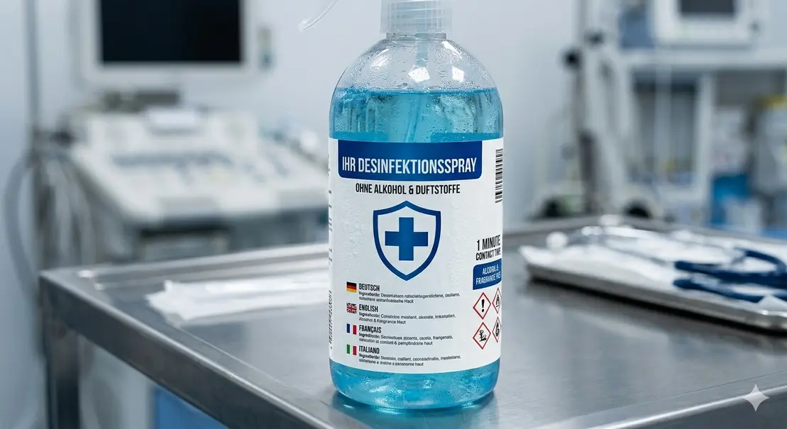 Pharmaverpackungen mit Etiketten und Beipackzetteln