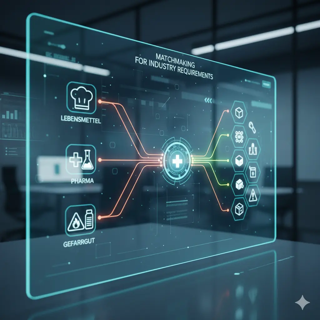 Verschiedene Produktverpackungen aus Lebensmittel-, Chemie- und Pharmaindustrie